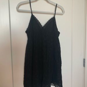 Final Zara black lace dress (shorts inside)